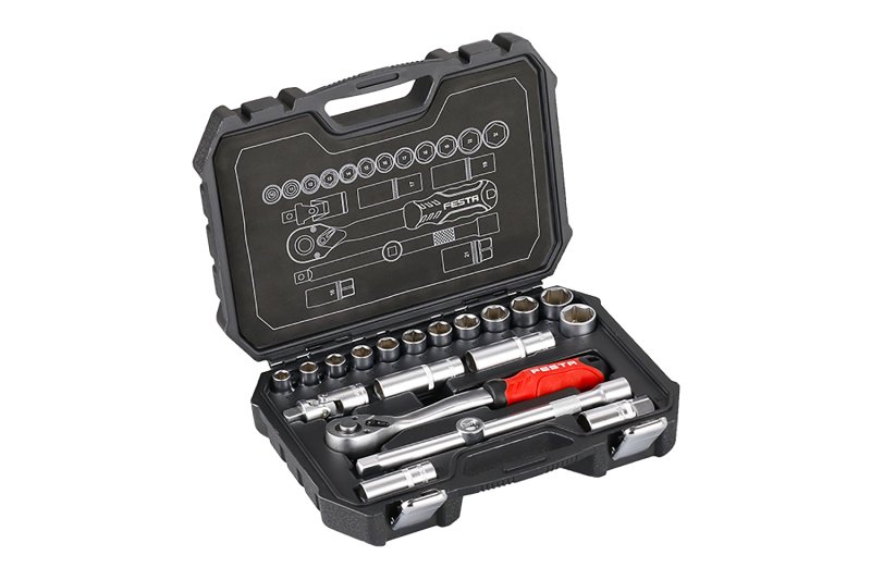 Komplet gedora 1/2", 20 kom-plast.kut.