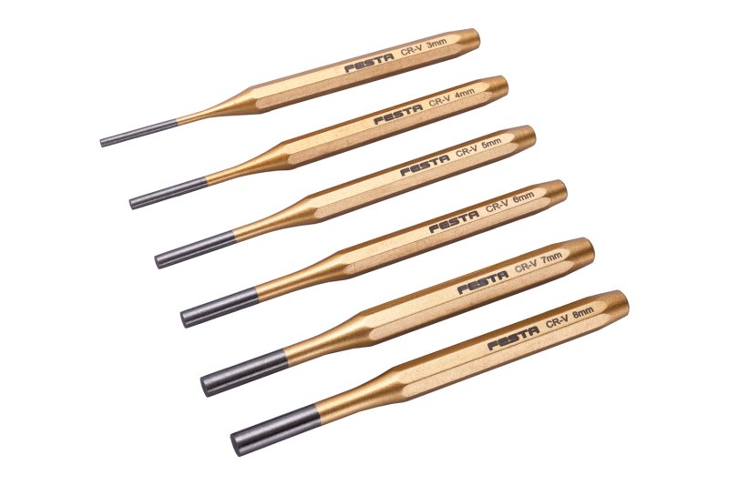 Probijači CrV 3,4,5,6,7,8mm 6/1