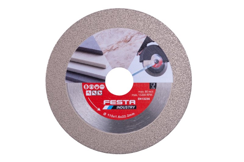 Dijamantna brusno-rezna ploča FESTA INDUSTRY 115x22,2mm