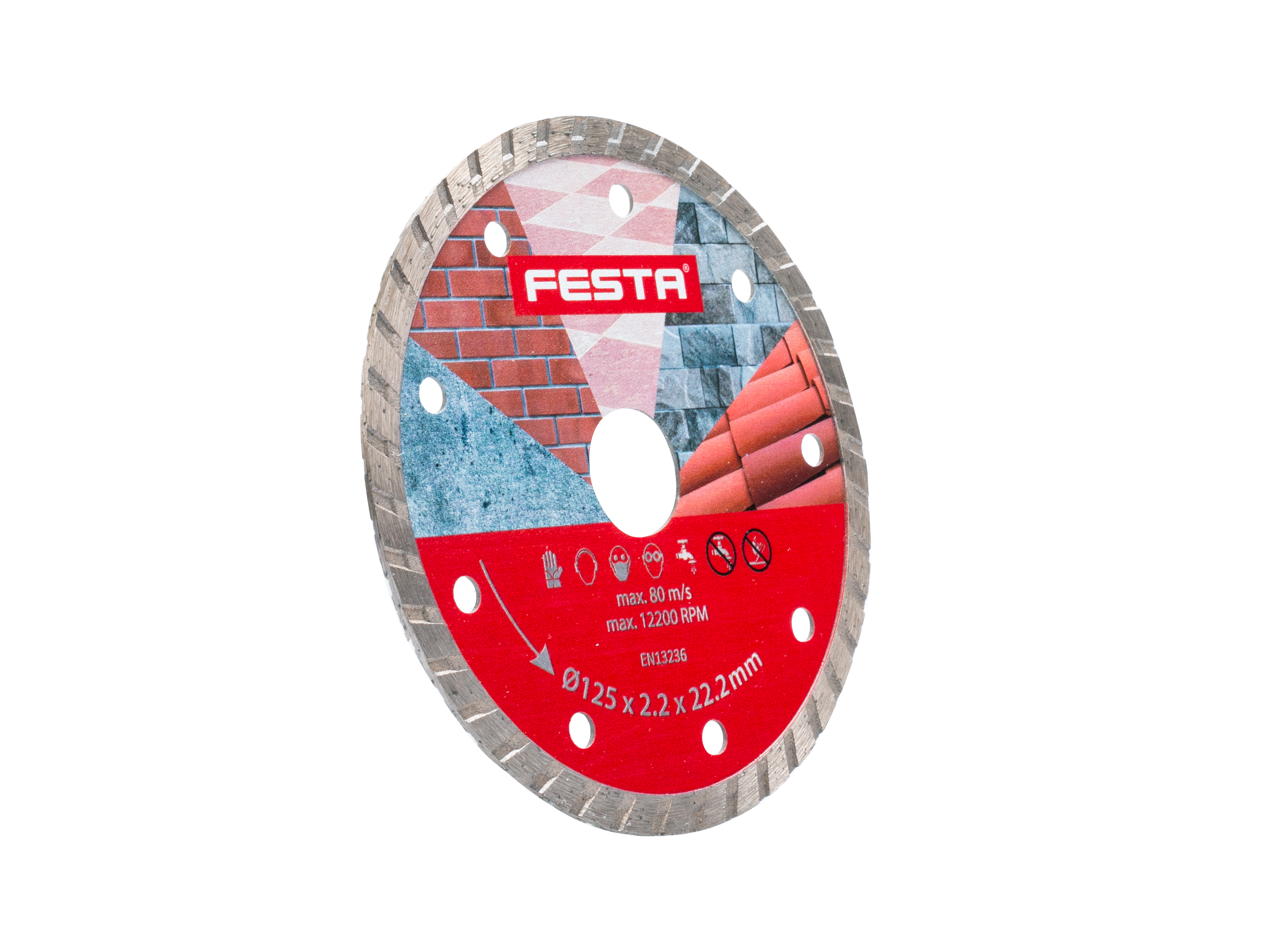 Dijamantna rezna ploča turbo FESTA 125/22,2/2,4mm