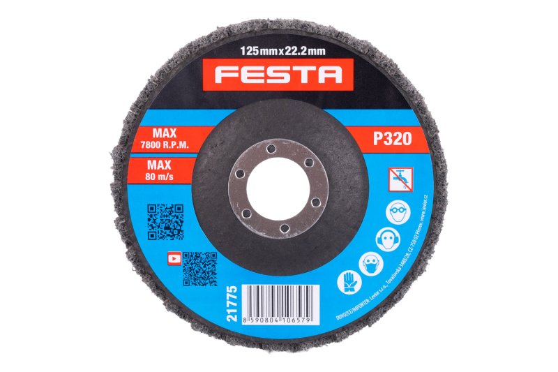 Lamel disk za poliranje FESTA karbid 125mm/22.2mm P320