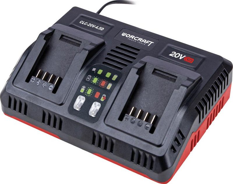 Punjač dupli Worcraft CLC-20V-4.5D,seria S20Li