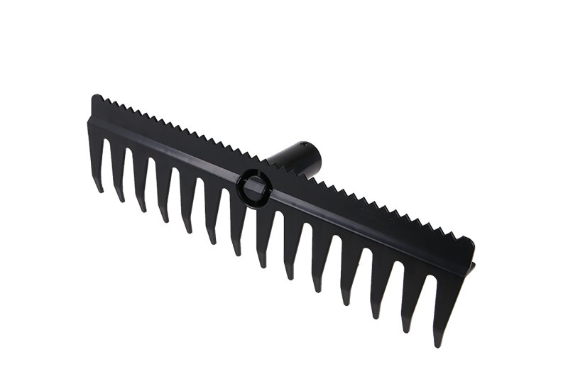 Grablje plastične 41cm, 14Z s rubom za ravnanje